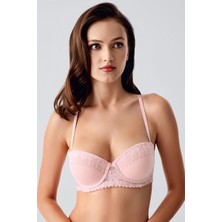 Push Up Dantel Detaylı Sütyen C18375 Pudra