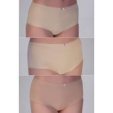 3'lü Paket Pamuklu Slip Külot 5003 Çok Renkli