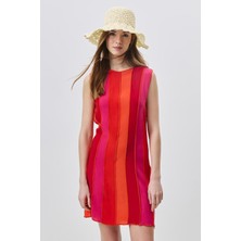 C&city Örgü Hasır Plaj Şapkası Y25730-22 Krem