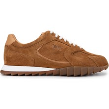 Tamer Tanca Kadın  Deri Bej Süet Sneakers & Spor Ayakkabı 1121 2000 Bn Ayk Y25 Bej Suet