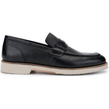 Tamer Tanca Erkek  Deri Siyah Casual Ayakkabı 537 3681 Erk Ayk Y25 Sıyah Mtt