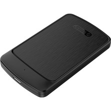 Usb3.0 2.5 Inç HDD SSD Harici Slim Harddisk Kutusu, 2020U3-BK, Siyah