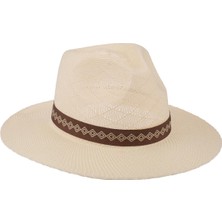 C&city Erkek Merserize Geniş Kenar Fötr Şapka T25750-03 Vizon