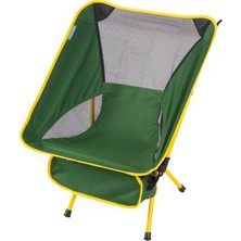 Uniqamping  Ergo Ergonomik Katlanır Kamp Sandalyesi Yeşil/sarı