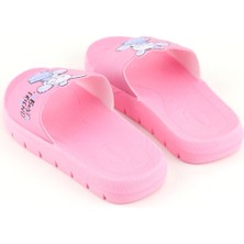 Gezer Kız Çocuk Yazlık Best Friend Bunny Pu Rahat Taban Ev Banyo Havuz Plaj Terlik