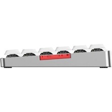 Iqunıx MQ80 Moonlight Silver Rgb Kablosuz Hotswap Mekanik Gaming Klavye