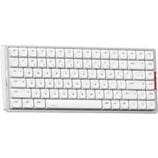 Iqunıx MQ80 Moonlight Silver Rgb Kablosuz Hotswap Mekanik Gaming Klavye