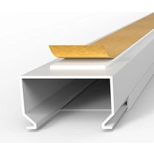 2m Kendinden Yapışkanlı 25X16MM Kablo Kanalı Kolay Montaj Temiz Görünüm Pvc Kablo Gizleyici