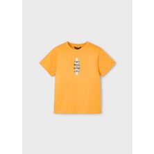 Mayoral Erkek Çocuk Tshirt - Mayoral - Turuncu - 7 Yaş - 3039-TURUNCU-7 Yaş
