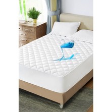Unicolor Kapitoneli Fitted Full Lastikli Sıvı Geçirmez Alez Sessiz ve Nefes Alabilir Yatak Koruyucu
