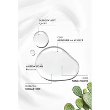 Kaktüs Özlü Leke Karşıtı Peeling Etkili Glikolik Asit Tonik Cilt Bakımı 200ML
