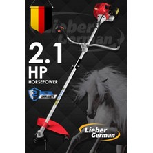 Lieber German Teknoloji XT9900 Yan Tipi Benzinli Motorlu Ot Çalı Çim Biçme Tırpan Makinesi