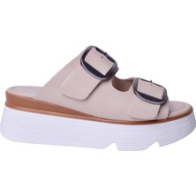 Albini 25110388 Kadın Deri Terlik