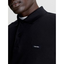 Calvin Klein Siyah Polo Yaka Erkek Tişört K10K111196