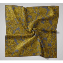 Silk Home Tivil Ipek Eşarp 11468-30 Füme Karışık Desen