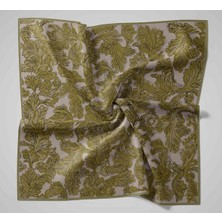 Silk Home Tivil Ipek Eşarp 11468-06 Yeşil Karışık Desen
