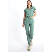 Uçak Medikal Limon Küfü Core-flex Likralı Cerrahi Takım