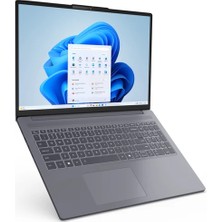 Lenovo Ideapad Slim 3 16IRH10 Intel Core I5 13420H 24GB 512GB SSD Windows 11 Pro 16" IPS Fhd Taşınabilir Bilgisayar 83K2001UTR + Boz Çanta