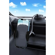 Ayarlanabilir Vakum Kilitli Cam ve Torpidoya Takılabilen Telefon Tutucu