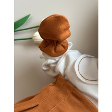 Tarçın Hastane Çıkışı Set (Body, Pantolon, Bere, Eldiven)