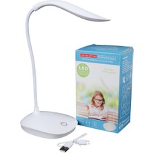 Powermaster PM-19316 5 Volt - 0.5 Amper Dokunmatik Tuşlu 14 Ledli Şarjlı Portatif Masa Lambası