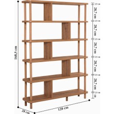 Lora Doby Kitaplık Atlantik 120 x 28