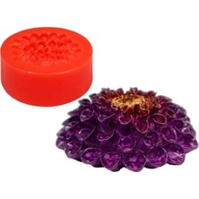 Nar Çiçeği Silikon Mum Kalıbı 8 x 3  cm