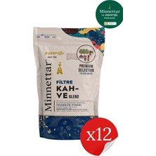 Minnettar Filtre Kahve 12 x 165 gr ( 12 Paket )  Yıkanabilir Kumaş Kahve Filtresi Hediye