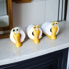 Salyangoz Tuvalet Kağıtlığı / Banyo Aksesuarı / Peçetelik / Lunar Design