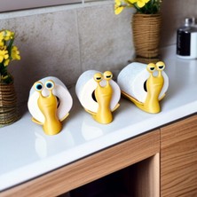 Salyangoz Tuvalet Kağıtlığı / Banyo Aksesuarı / Peçetelik / Lunar Design