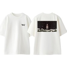 Attack On Titan 43 Tasarım Sırt Baskılı Pamuk Beyaz Oversize T-Shirt