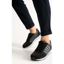 Günlük Sneaker Unisex Çizgili Günlük Rahat Kaliteli Konforlu Bağcıklı Sneaker Spor Ayakkabı