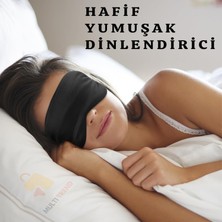 Hasby 2'li Siyah Uyku Bandı Seti – Işık Geçirmez Göz Maskesi Kadın Erkek Için Konforlu Uyku Gözlüğü