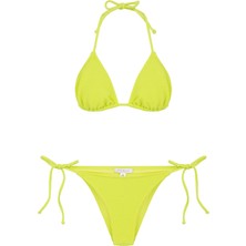 Aquella Dokulu Üçgen Bikini Takım