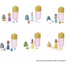 Disney Luxury Disney Princess Color Reveal Renk Değiştiren Ana Karakter Bebekler HMB69 1 Adet