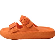 Onlo Ayakkabı S-980 Çift Tokalı Anatomik Hafif Eva Kadın Terlik