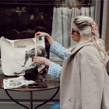 Papary Canvas Çanta- Patenli Cesur Fil  Temalı