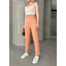 Beli Lastikli Karamel Pantolon
