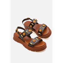 Corridor Italy - Günlük Kadın  Deri Sandalet