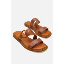 Corridor Italy - Günlük Kadın  Deri Sandalet