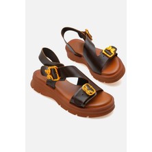 Corridor Italy - Günlük Kadın  Deri Sandalet