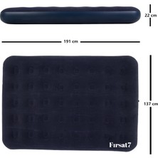 Fırsat 7 Fırsat7 Çift Kişilik Şişme Yatak Floks Yapısıyla Rahat Edin Kamp Deprem Çadır Şişme Yatak