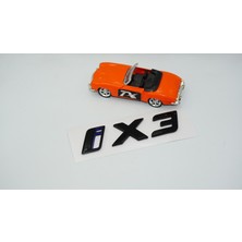 Dk Tuning Yeni Ix3 Bagaj Siyah Kırmızı Abs Yazı Logo Bmw Ile Uyumlu