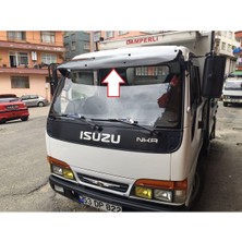 GARAGE453 Isuzu Nkr Low Dar Kupa Ön Cam Güneşliği Mika Parlak Siyah
