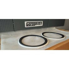13 Inç Lastik Yanağı Takımı Siyah Beyaz GARAGE453