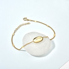 14 Ayar Altın Kaplama Kişiye Özel Isim Kapsül Bieklik - CB00137