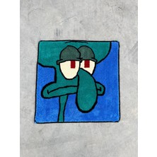 El Yapımı Sunger Bob Squidward Tufting Halı