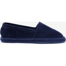 Yargıcı Jüt Tabanlı Deri Espadril