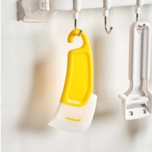 Yağ - Leke Kazıyıcı Mini Silikon Spatula Plastik Saplı