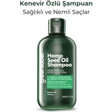 Green Label Kenevir Özlü Tuzsuz Parabensiz Sülfatsız Kepek Karşıtı Bakım Ve Onarım Şampuanı 400ml.